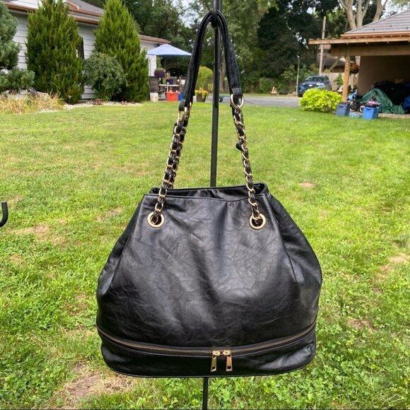 Mellow World Black Faux Leather Hobo Bag - Picture 15 of 15